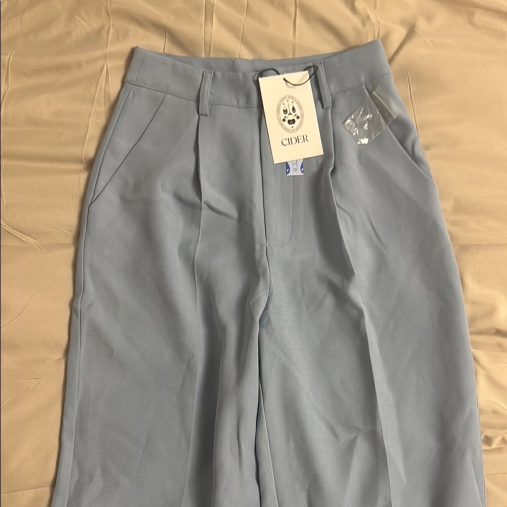 Cider Light Blue Pantsuit
